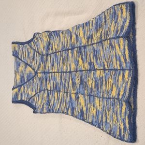 LAST DAY! Vintage hand knit dress, XL